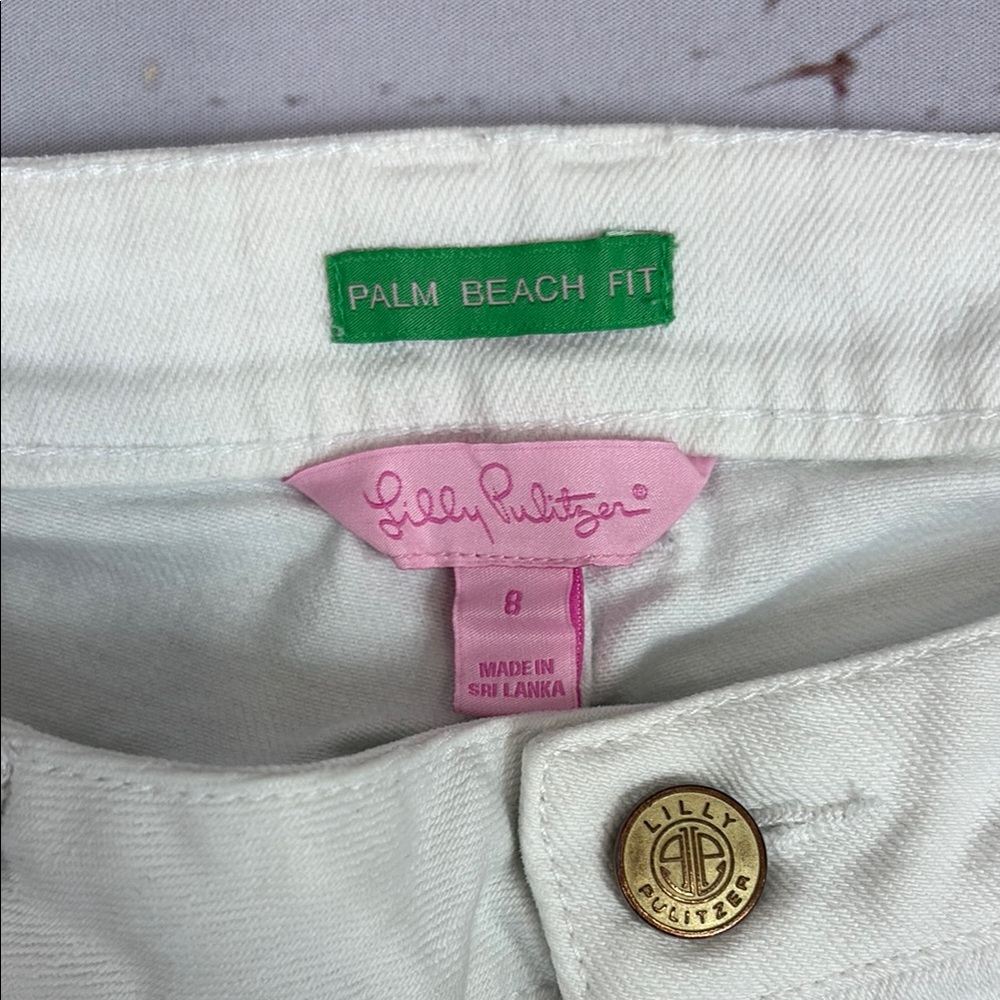 Lilly Pulitzer White Women's Jeans - Picture 2 of 4